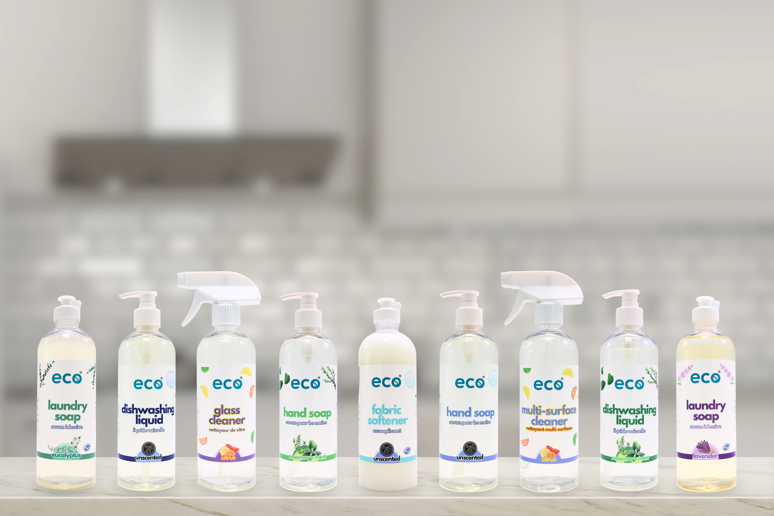 Eco soaps and cleaners in a 500ml ready-to-use bottle for wholesale, ideal for eco-friendly retailers.