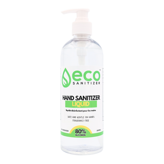 Canada wholesale bulk hand sanitizer gel in a 500mL bottle, suitable as a sanitizer spray.