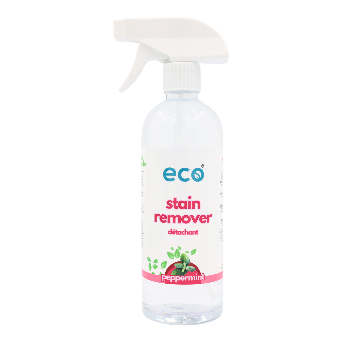 Eco fabric stain remover in a 500ml ready-to-use bottle for wholesale, ideal for eco-friendly retailers.